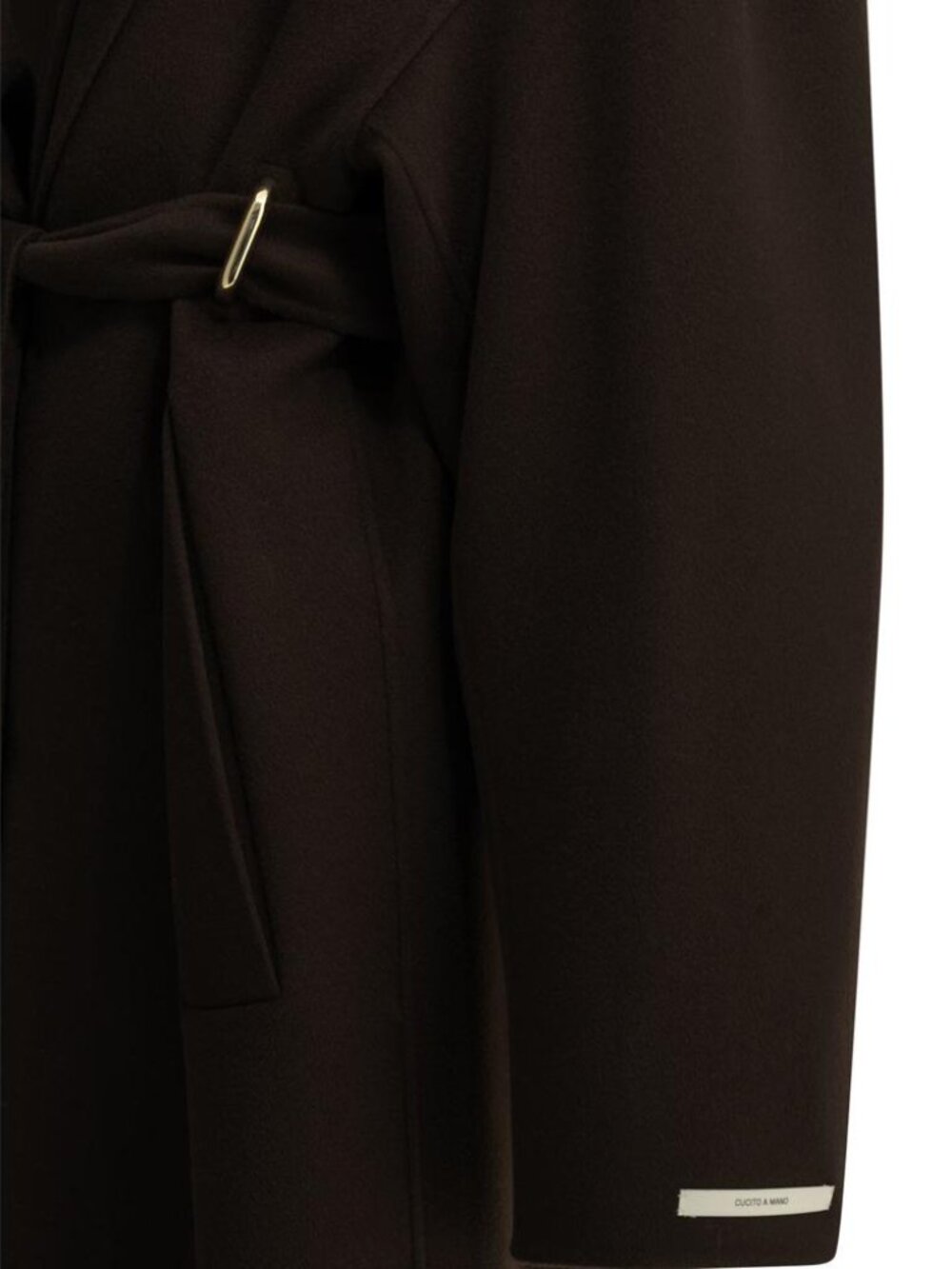Max Mara Sportmax Long Coat In Pure Wool Tag Size 38 Women - Picture 4 of 4